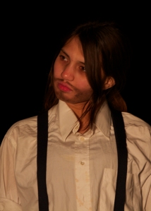 Samantha Eberhardt as Dogberry in "Much Ado About Nothing" -Open Air Shakespeare NRV, 2012